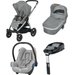 Wózek wielofunkcyjny 4w1 Stella + Cabrio Fix + baza Maxi-Cosi - Nomad Grey