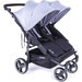 Wózek bliźniaczy Easy Twin 3.0S + Zestaw Kolorystyczny Baby Monsters - heathergrey