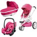 Wózek wielofunkcyjny 3w1 Moodd + Pebble Quinny - Pink Passion