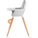 Krzesełko do karmienia 2w1 Fini Kinderkraft - szary