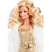 Barbie Kolekcjonerska złoty strój Mattel
