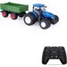 Flota Miejska Zdalnie sterowany traktor RC + przyczepa Dumel - niebieski