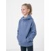 Bluza dziewczęca HJZ22 JBLD002 4F - denim