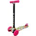 Hulajnoga trzykołowa ze świecącymi kołami H2 R-Sport - Różowa
