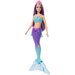 Barbie Dreamtopia Syrenka lalka podstawowa Mattel - fioletowo-niebieski