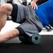 Zestaw do masażu i jogi: 2 piłki i roller, wałek Gymtek - czarny-zielony