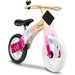 Drewniany rowerek biegowy z dzwonkiem Willy Lionelo - bubblegum