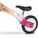 Drewniany rowerek biegowy z dzwonkiem Willy Lionelo - bubblegum
