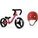 Rowerek biegowy składany + kask dziecięcy r. M Smart Trike - czerwony
