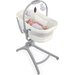 Leżaczek krzesełko Baby Hug Air 4w1 - white snow