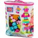 Różowa torba z klockami 60 el. First Builders Mega Bloks