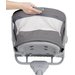 Leżaczek krzesełko Baby Hug Air 4w1 Chicco + materacyk piankowy Fiki Miki - dark grey