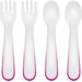Sztućce plastikowe 12m+ 4szt Oxo - Pink