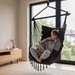 Fotel brazylijski, hamak Boho XXL Outtec - black