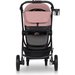 Wózek głeboko-spacerowy + torba 2w1 Euro-Cart - różowy