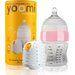 Butelka z podgrzewaczem 140 ml Yoomi - różowy