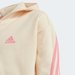 Bluza juniorska 3-Stripes Full-Zip Adidas - beżowa