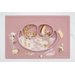 Silikonowy talerzyk z podkładką 2w1 Happy Mat EZPZ - pastelowy róż