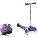 Hulajnoga Scooter T3 świecące koła + torba LED Smart Trike - fioletowy