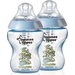 Butelka 2x260ml dekorowana 0m+ Tommee Tippee - niebieskie samoloty