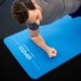 Mata do ćwiczeń, jogi NBR 1,5cm Gymtek - niebieska