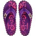 Klapki Islander Canvas Wm's Gumbies - purple hibiscus