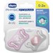 Smoczek uspokajający dla wcześniaków Physioforma Micro 0-2m+ 2szt Chicco - różowy