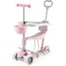Hulajnoga trójkołowa, jeździk 5w1 Stars WYPRZEDAŻ - różowa III