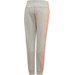 Spodnie dresowe dziewczęce Essentials 3-Stripes Adidas - grey/signal coral