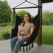 Fotel brazylijski, hamak Boho XXL Outtec - black