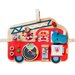 Drewniana tablica manipulacyjna Wóz strażacki Nosorożec Marius 9m+ Lilliputiens - Wóz strażacki
