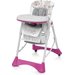 Krzesełko do karmienia Pepe Baby Design - różowe new