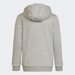 Bluza juniorska Essentials 3-Stripes Hoodie Adidas - szara-niebieska