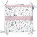 Organizer na łóżko Wafel Sensillo - Hipopotamy Różowy