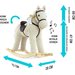 Koń Pony na biegunach z efektami dźwiękowymi Milly Mally - Luna