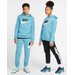 Bluza chłopięca z kapturem Sportswear Club Fleece Nike - błękitna