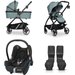Wózek 3w1 Crox Euro-Cart + fotelik Cabrio fix Maxi-Cosi - Mineral