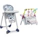 Krzesełko do karmienia Polly Progres5 Chicco + Pałąk i wkładka Chicco - iceberg