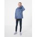 Bluza dziewczęca HJZ22 JBLD002 4F - denim