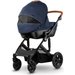 Wózek głęboko spacerowy Prime 3w1 z torbą do wózka Kinderkraft - granatowy