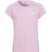 Koszulka dziewczęca Designed 2 Move 3-Stripes Tee Adidas - różowa