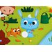 Puzzle sensoryczne 20 elementów Janod - farma