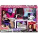 Barbie brokatowy salonik fryzjerski Mattel - szatynka