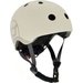 Kask na hulajnogę rower dla dzieci S-M Scootandride - vanilla