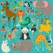 Puzzle podłogowe Jumbo Mudpuppy - Zwierzęta Świata