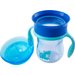 Kubek 360 do nauki picia 12m+ 200ml Chicco - chłopczyk