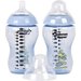 Butelka 2x340ml dekorowana 3m+ Tommee Tippee - niebieska