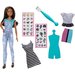 Barbie Zrób to sama: Modne naklejki Mattel - brunetka