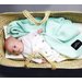 Bambusowy koc tkany 80x100 Lullalove - Delicious mint