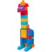 Niebieska torba z klockami 80 el. First Builders Mega Bloks